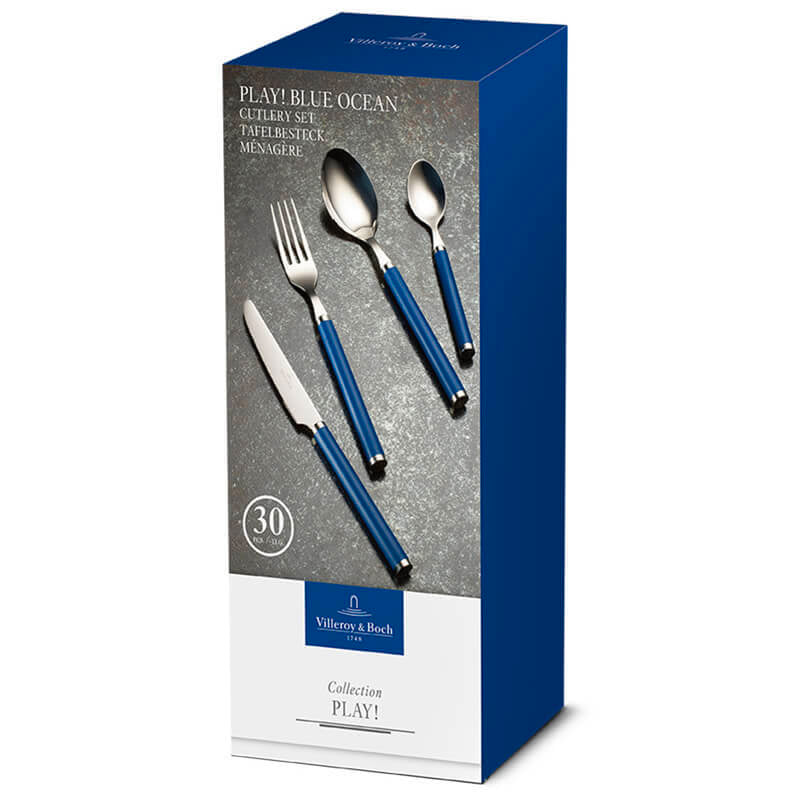 Villeroy And Boch Play Servizio Posate In Acciaio Inox Set 30 Pz