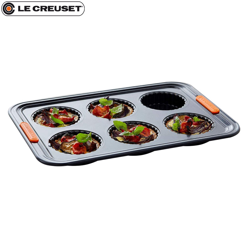 39X27 Cm Le Creuset Forme Speciali Stampo Crostatine Rettangolare 6 Impronte Antiaderente