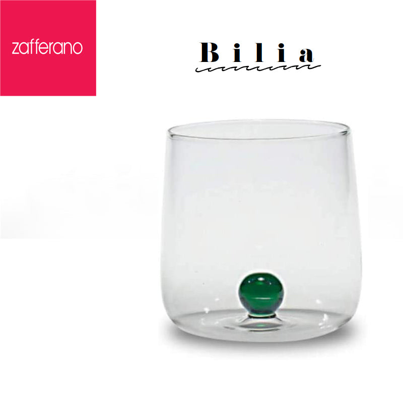 44 Cl Zafferano Bilia Bicchiere Acqua Bilia Colorata In Vetro Borosilicato Set 6 Pezzi