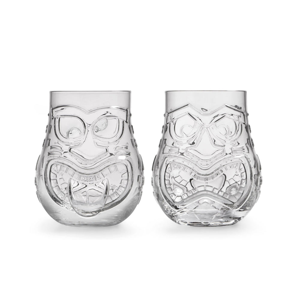 Ensemble De 6 Verres à Cocktail Sirène 230 ML - Verres Tiki Ananas Uniques Et Mignons