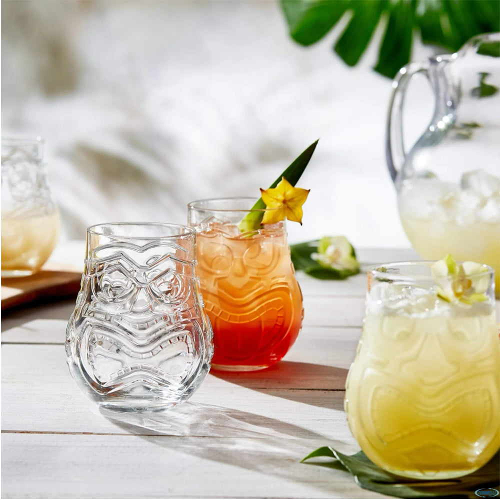 47 cl - Onis Tiki Split Bicchiere Cocktail In Vetro Set 6 Pz