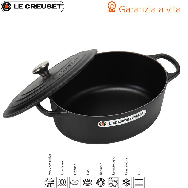 35 Cm Le Creuset Cocotte Evolution Casseruola Ovale In Ghisa