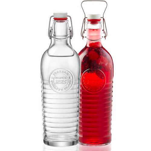 1 2 Litri Bormioli Rocco Officina 1825 Bottiglia In Vetro Set 2 Pezzi