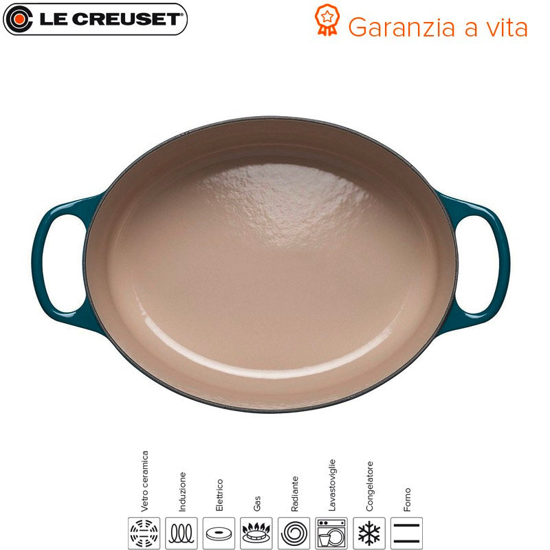 31 Cm Le Creuset Cocotte Evolution Casseruola Ovale In Ghisa