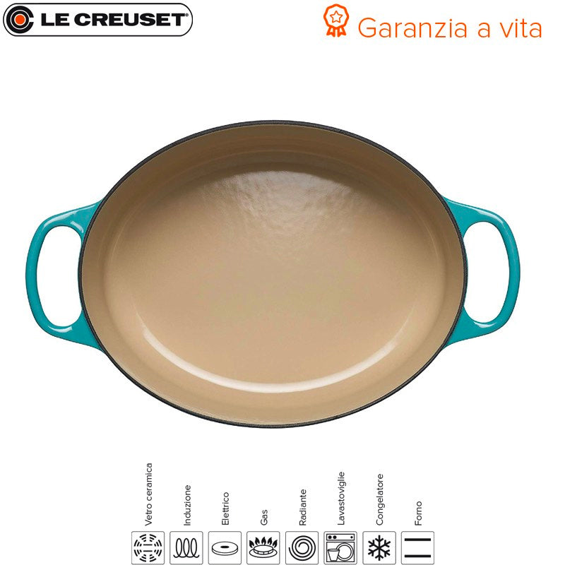 31 Cm Le Creuset Cocotte Evolution Casseruola Ovale In Ghisa