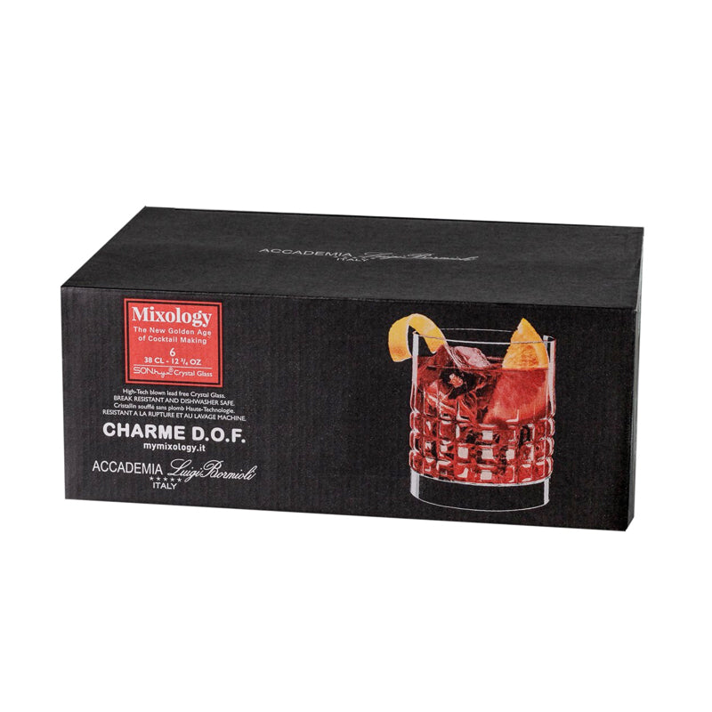 38 Cl Bormioli Luigi Mixology Bicchiere Whisky In Vetro Set 6 Pezzi