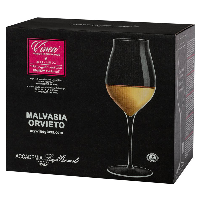 35 Cl Bormioli Luigi Vinea Calice Vino Bianco In Vetro Set 6 Pezzi