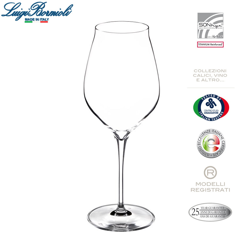 45 Cl Bormioli Luigi Vinea Calice Vino Rosso In Vetro Set 6 Pezzi