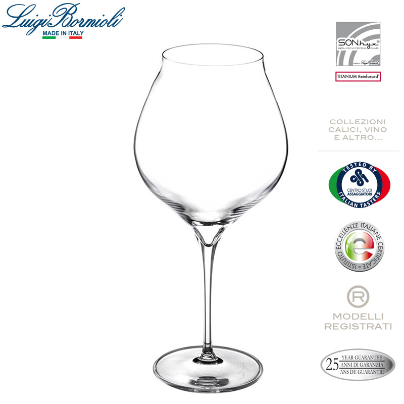 80 cl - Vinea Rode Wijnglas Nebbiolo-Barolo In Glas - Set van 6