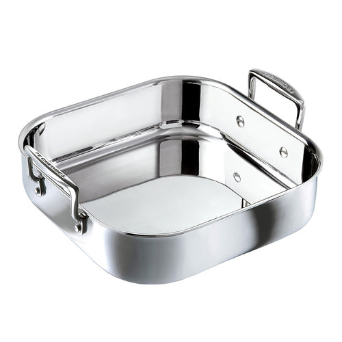 26X26 Cm Le Creuset Teglia Quadrata In Acciaio Inox