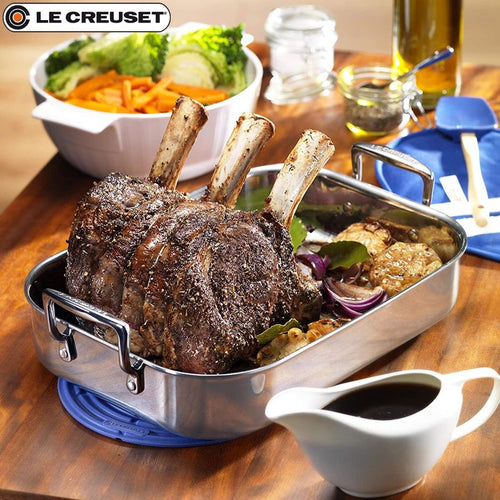 35X25 Cm Le Creuset Arrostiera Rettangolare In Acciaio Inox