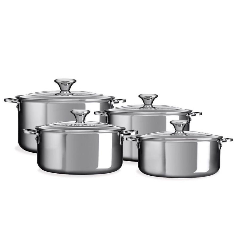 MICHELANGELO Set di padelle da 1QT e 2QT con coperchio