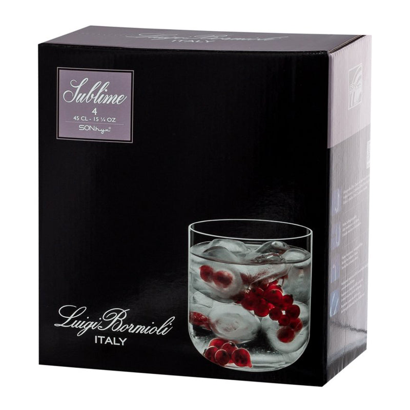45 cl - Sublime Verre À Eau En Verre - Ensemble 4 Pcs