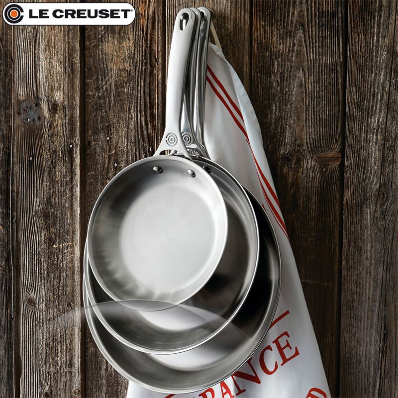 Le Creuset Padella Bassa In Acciaio Inox