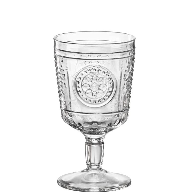 32 Cl Bormioli Rocco Romantic Calice Acqua In Vetro Set 6 Pezzi
