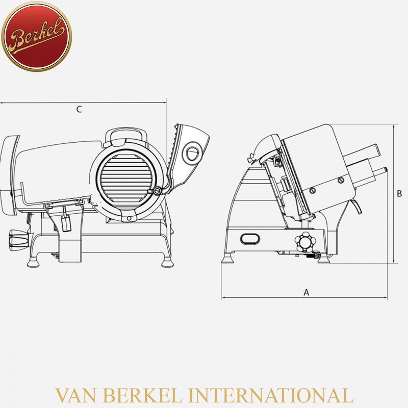 Berkel Red Line 250 Mf Affettatrice Elettrica In Alluminio