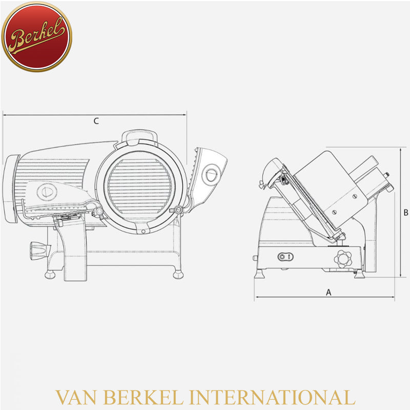 Berkel Red Line 300 Mf Affettatrice Elettrica In Alluminio