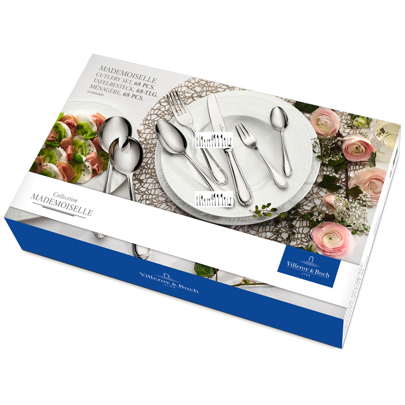 Villeroy And Boch Mademoiselle Servizio Posate In Acciaio Inox Set 68 Pz