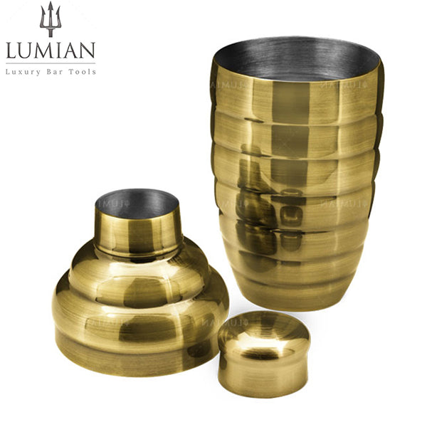 50 Cl Lumian Bomber Cobbler Shaker In Acciaio Inox