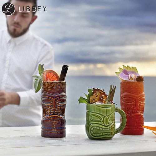 47 Cl Libbey Tiki Mug Bicchiere Cocktail In Ceramica