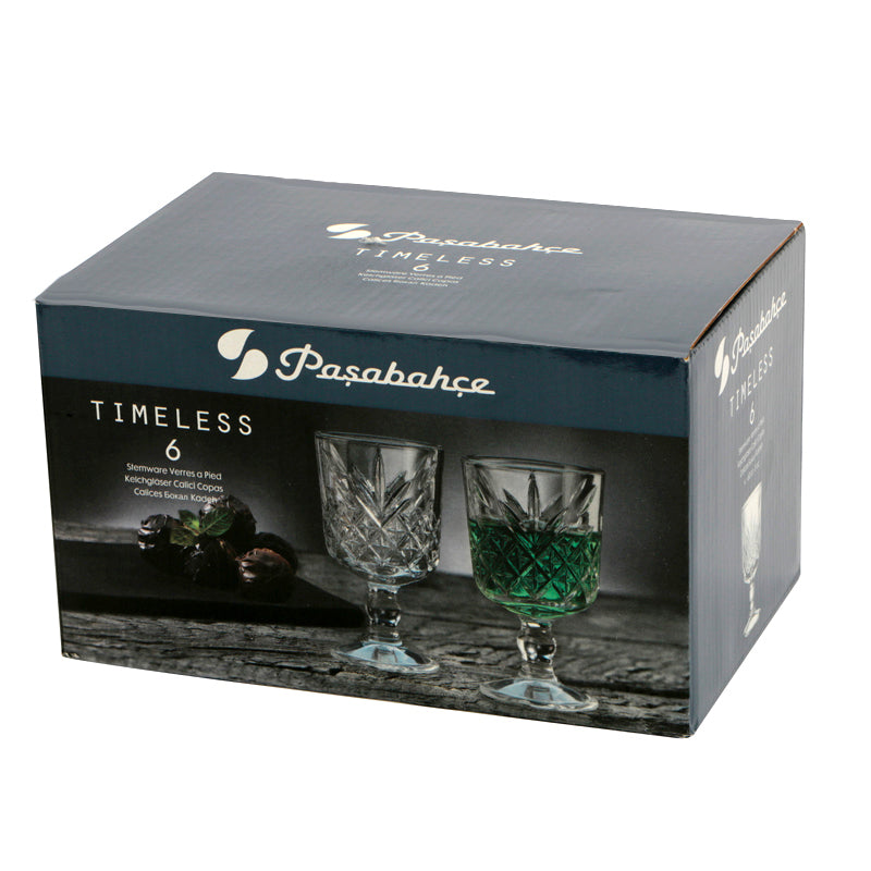 6 0 Cl Pasabahce Timeless Calice Liquore In Vetro Temperato Set 6 Pezzi
