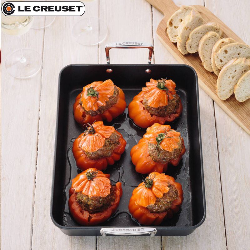 35X27 Cm Le Creuset Les Forgees Teglia Rettangolare In Alluminio Antiaderente