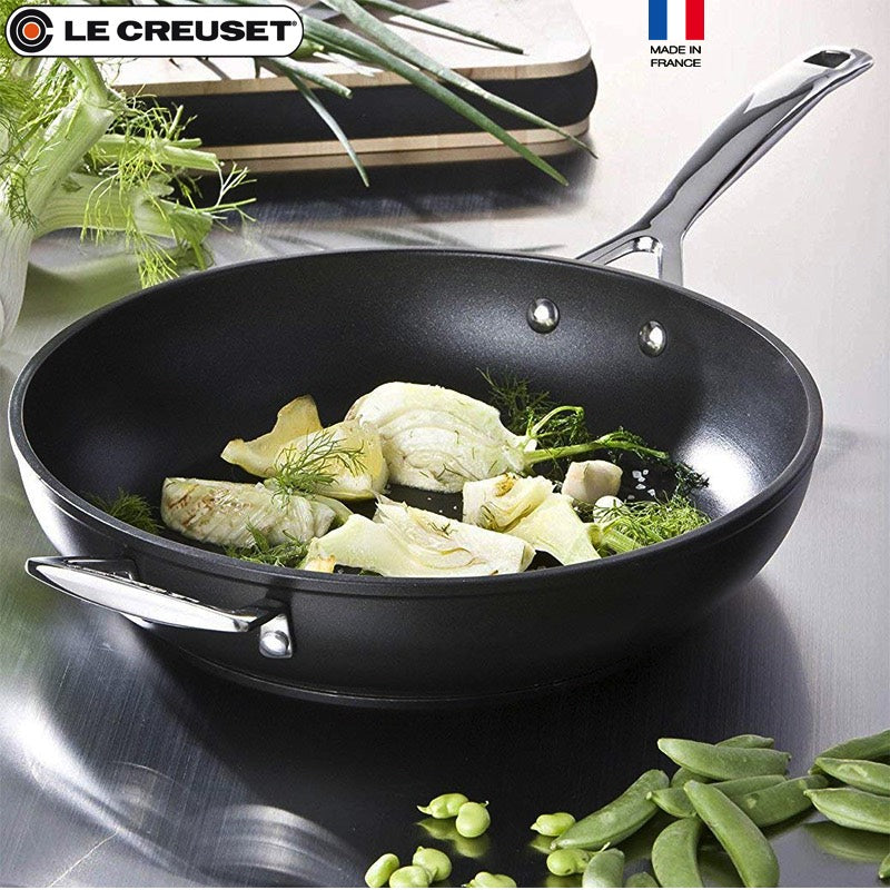 Le Creuset Les Forgees Padella Alta Antiaderente In Alluminio