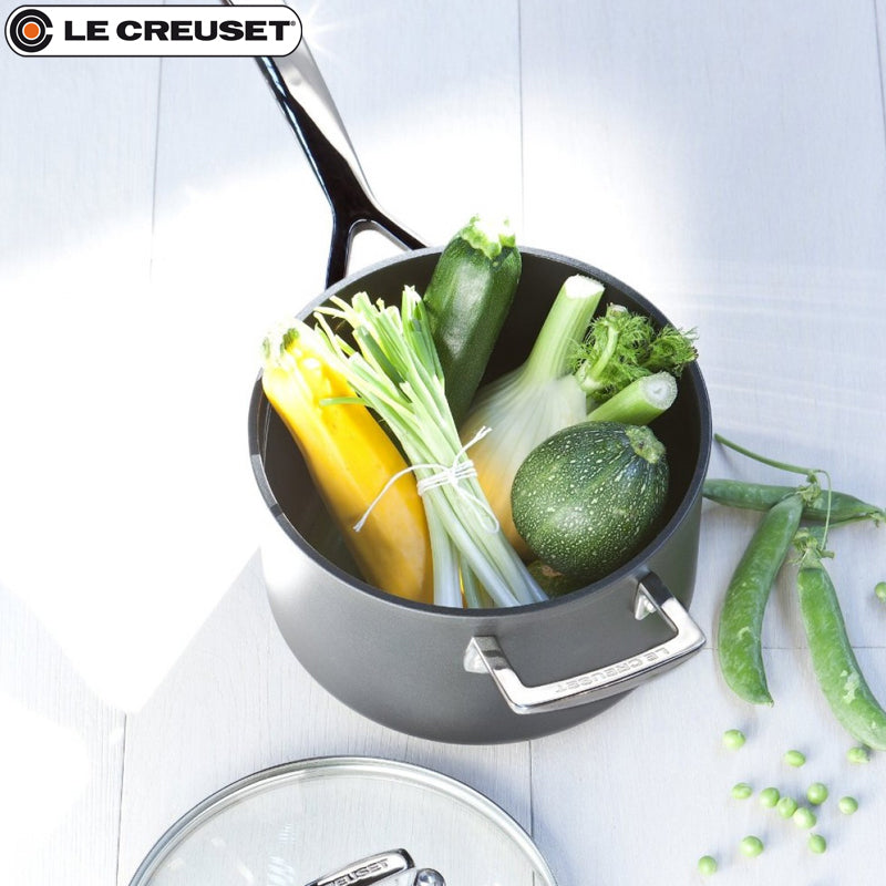Le Creuset Les Forgees Casseruola Con Manico Antiaderente In Alluminio Con Manico E Coperchio