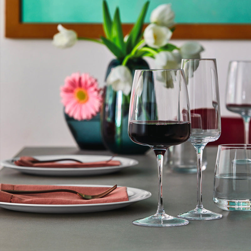 47 8 Cl Bormioli Rocco Nexo Calice Vino Rosso In Vetro Set 6 Pezzi