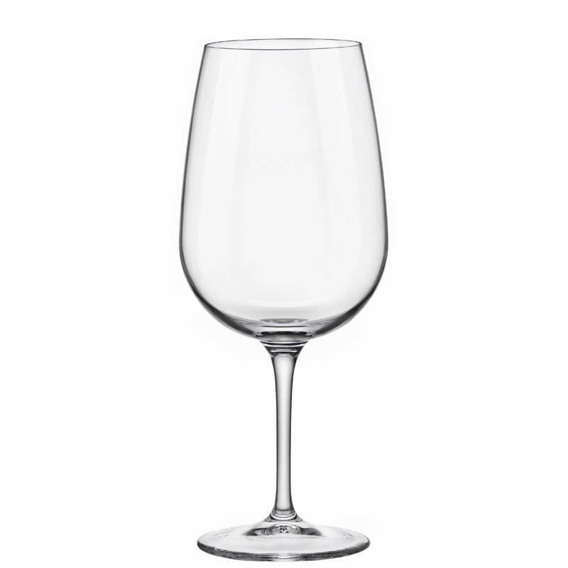 64 Cl Bormioli Rocco Inventa Calice Vino Rosso In Vetro Set 6 Pezzi