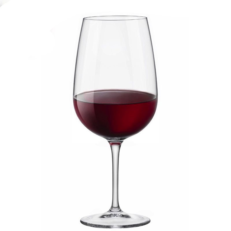64 Cl Bormioli Rocco Inventa Calice Vino Rosso In Vetro Set 6 Pezzi