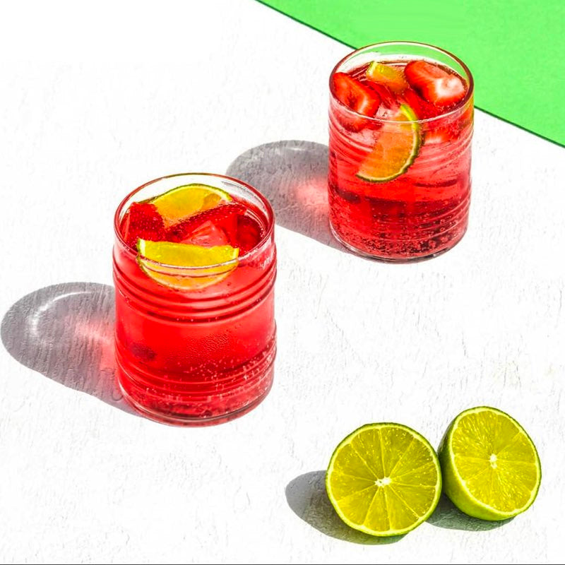28 Cl Pasabahce Tin Can Bicchiere Bibita In Vetro Temperato Set 6 Pezzi