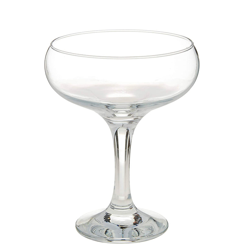 27 Cl Pasabahce Bistro Coppa Champagne In Vetro Set 6 Pezzi