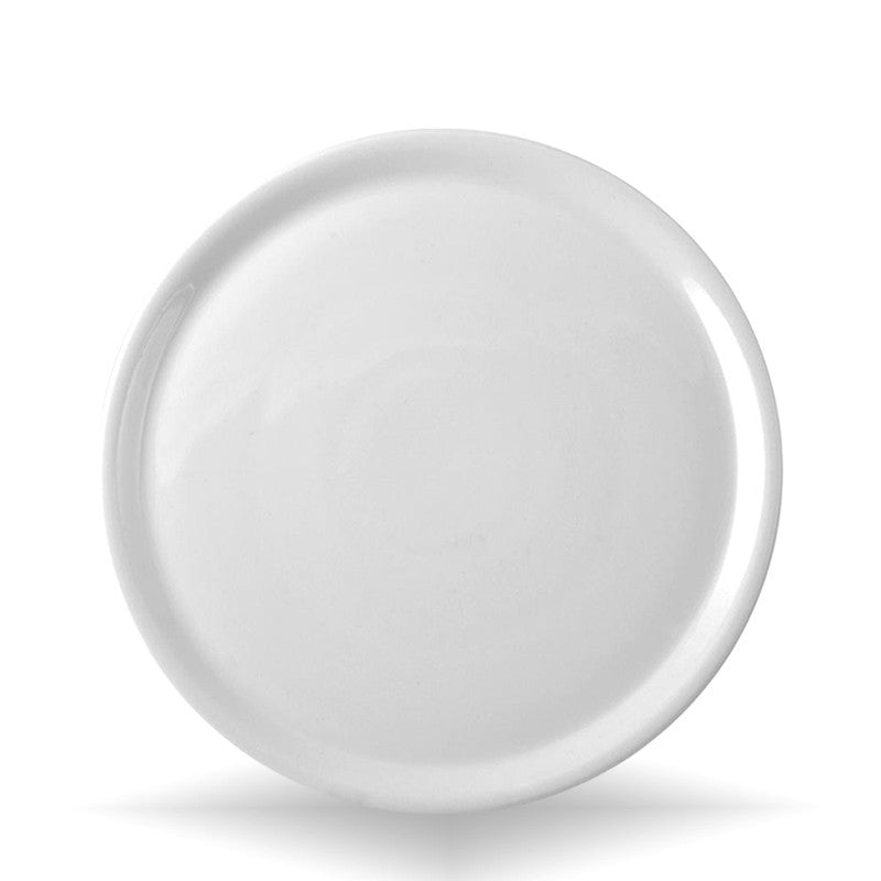 33 cm - Cinzia Assiette à pizza en porcelaine - Lot de 6
