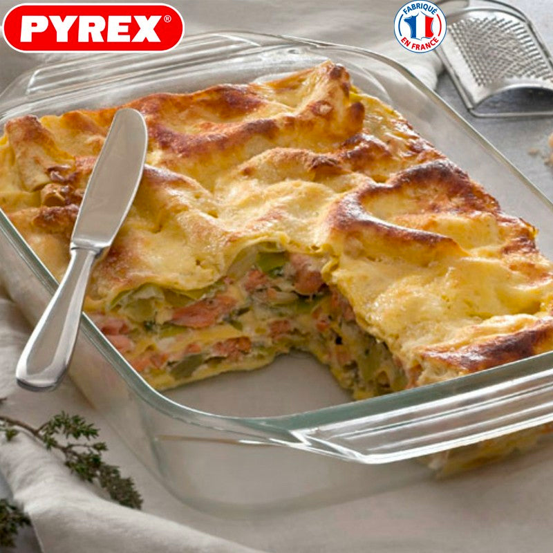 Pyrex Irresistible Set Pirofile Rettangolari In Vetro Borosilicato Set 3 Pz