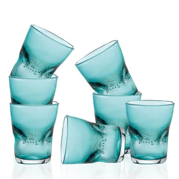 35 Cl Dali Bicchiere Acqua In Vetro Set 6 Pezzi