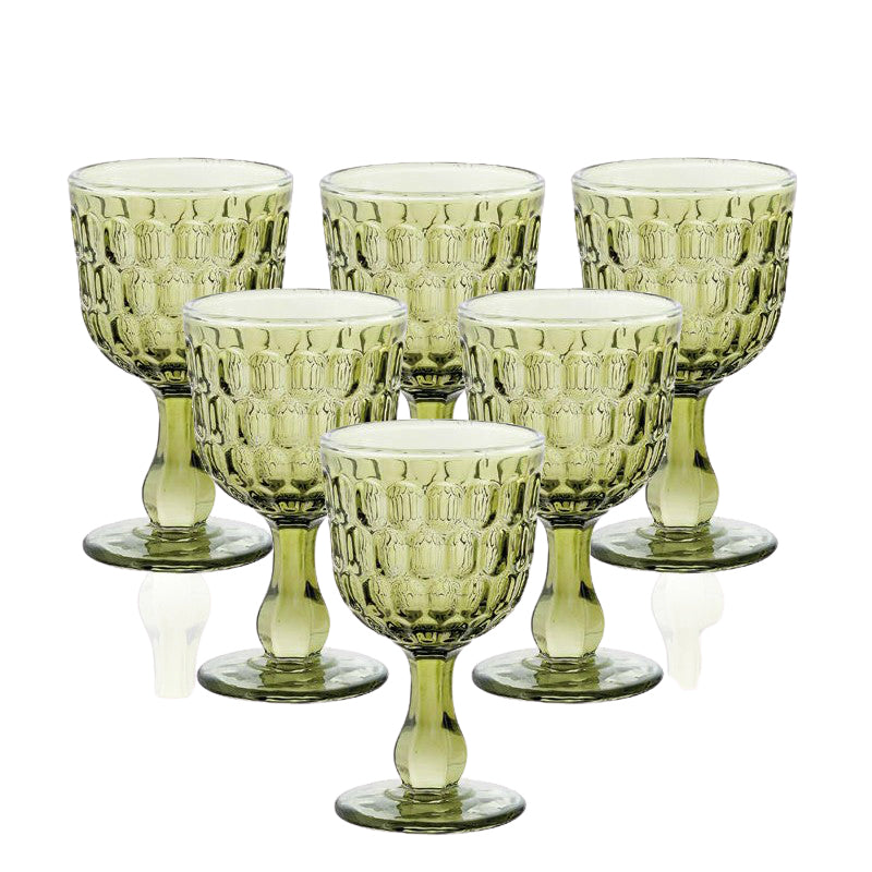 29 Cl Camelot Calice Acqua In Vetro Set 6 Pezzi