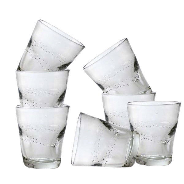 35 Cl Dali Bicchiere Acqua In Vetro Set 6 Pezzi