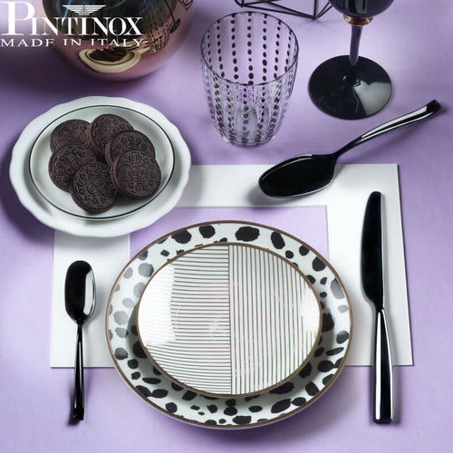 Pintinox Infinito Cucchiaio Forchetta In Acciaio Inox Forgiato Set 12 Pz