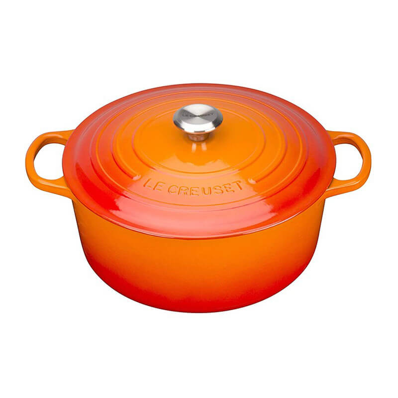 24 Cm Le Creuset Cocotte Evolution Casseruola Rotonda In Ghisa