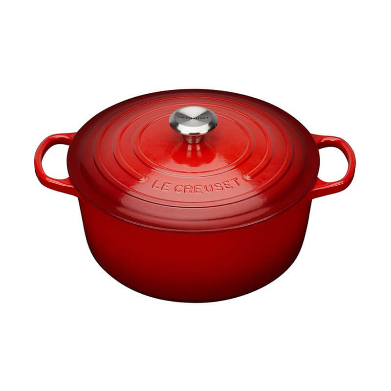 22 Cm Le Creuset Cocotte Evolution Casseruola Rotonda In Ghisa