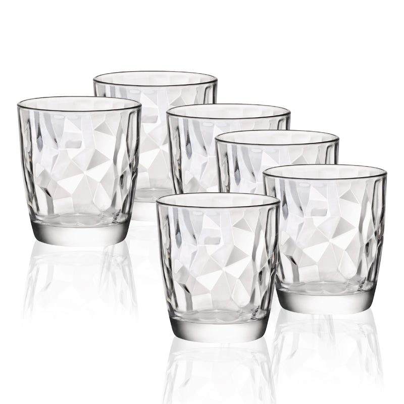 30 5 Cl Bormioli Rocco Diamond Bicchiere Acqua In Vetro Set 6 Pezzi