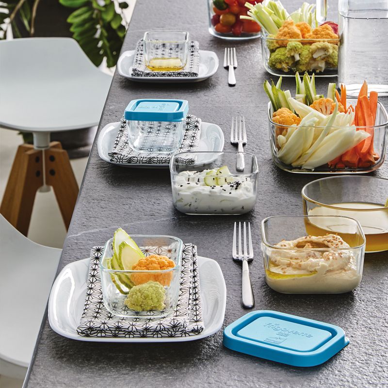 Bormioli Rocco Frigoverre Classic Contenitore Per Alimenti Set 3 Pz