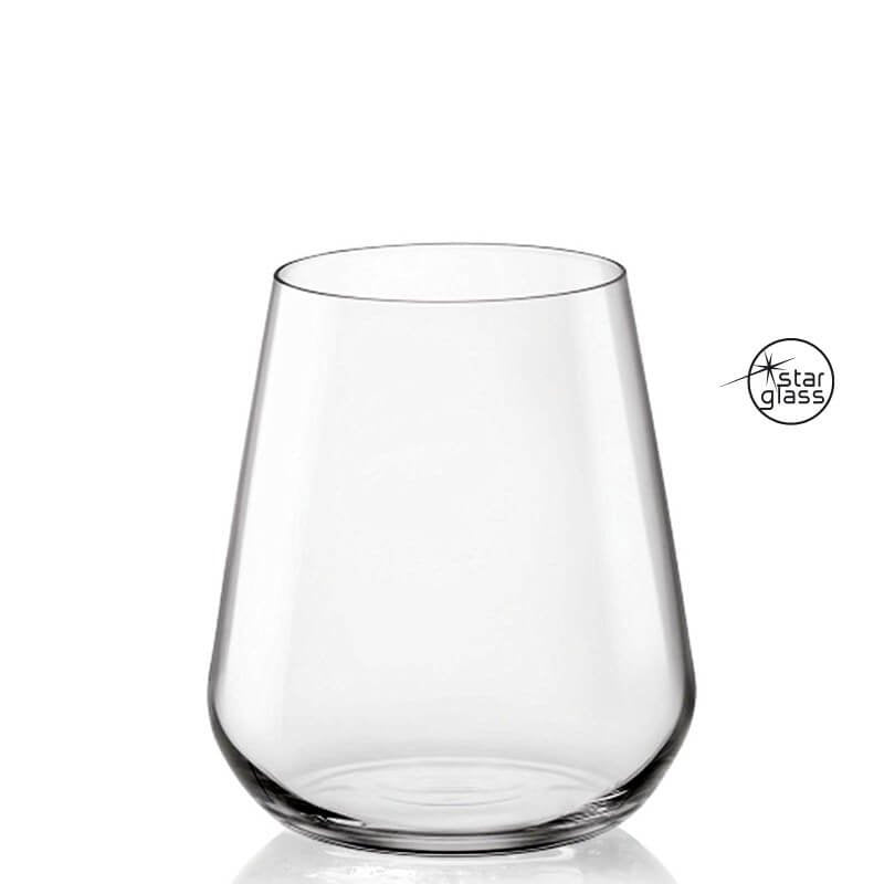34 Cl Bormioli Rocco Inalto Uno Bicchiere Acqua In Vetro Set 6 Pezzi