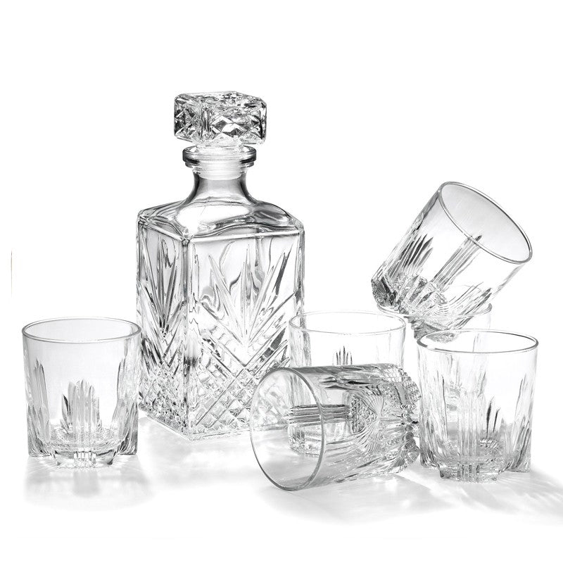 Bormioli Rocco Selecta Set Whisky In Vetro Set 7 Pezzi