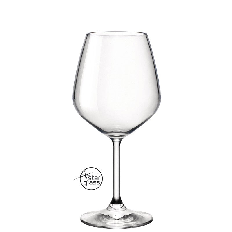 53 Cl Bormioli Rocco Divino Calice Vino Rosso In Vetro Set 6 Pezzi