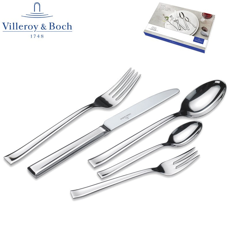 Villeroy And Boch Victor Servizio Posate In Acciaio Inox Set 30 Pz