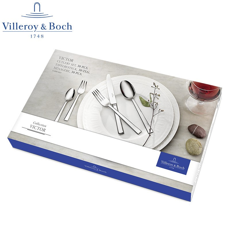 Villeroy And Boch Victor Servizio Posate In Acciaio Inox Set 30 Pz