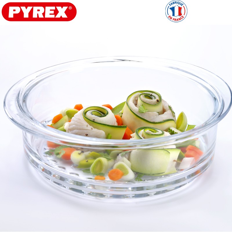 Pyrex Classic Cestello Vapore Rotondo In Vetro Borosilicato