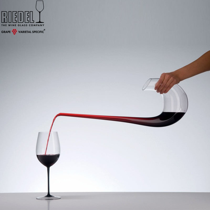 157 Cl Riedel Swan Decanter In Vetro